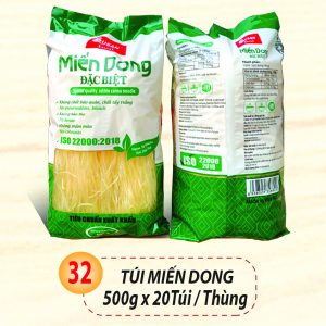 Túi miến dong 200g x50túi/thùng